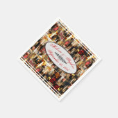 .ジョンシンガーサーゲントレディエレガントポートレートコラージュ スタンダードカクテルナプキン (角)