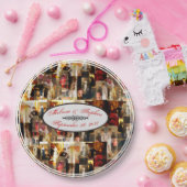 .ジョンシンガーサーゲントレディエレガントポートレートコラージュ ペーパープレート (パーティー)