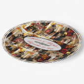 .ジョンシンガーサーゲントレディエレガントポートレートコラージュ ペーパープレート (アングル)