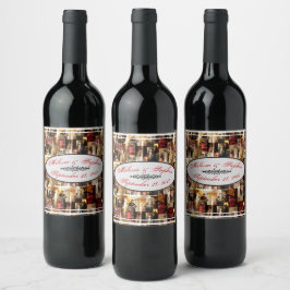 .ジョンシンガーサーゲントレディエレガントポートレートコラージュ ワインラベル