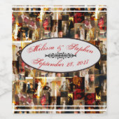 .ジョンシンガーサーゲントレディエレガントポートレートコラージュ ワインラベル (シングルラベル)