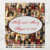 .ジョンシンガーサーゲントレディエレガントポートレートコラージュ ワインラベル (シングルラベル)