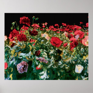 ジョンシンガーサーゲンポピーファインアート ポスター