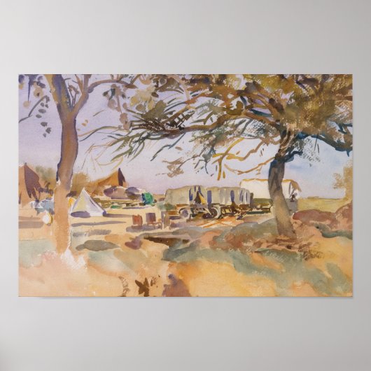 ジョンシンガーサージェント – 軍隊キャンプ ポスター (正面)