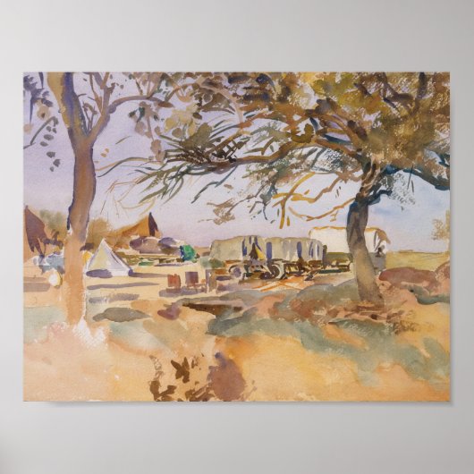 ジョンシンガーサージェント – 軍隊キャンプ ポスター (正面)