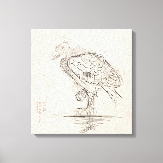 ジョンジヴォーゲル、スタンドナールリンクスオペンポート、ヤン・マ キャンバスプリント (正面)