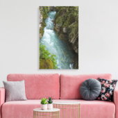 ジョンストンキャニオン キャンバスプリント (インサイチュ (リビング))