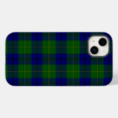 ジョンストンタータンチェックブルーグリーンプレイド Case-Mate iPhoneケース (裏面 (横))