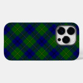 ジョンストンタータンチェックブルーグリーンプレイド Case-Mate iPhoneケース (裏面 (横))