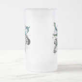 ジョンストンタータンチェックライオン フロストグラスビールジョッキ (中央)