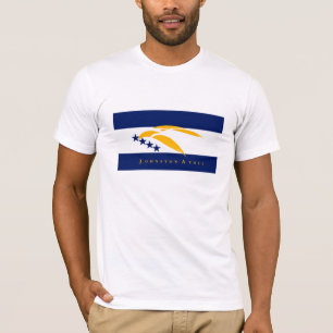 ジョンストン島の旗のTシャツ Tシャツ