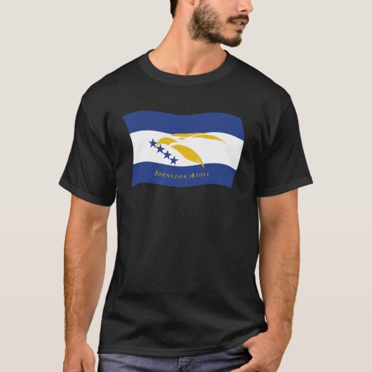 ジョンストン環礁の旗シャツ Tシャツ (正面)