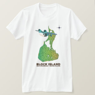 ジョンズアイランド、サウスカロライナ州地図 Tシャツ