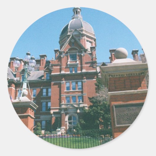 ジョンズホプキンス病院 ラウンドシール (正面)