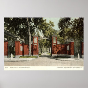 ジョンソンのゲートのハーバード大学1902年 ポスター
