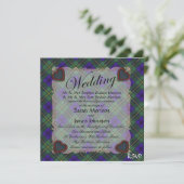 ジョンソンのスコットランドの一族のタータンチェック-格子縞 招待状 (スタンド正面)