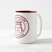 ジョンソンの生まれる航空基地日本1961年 ツートーンマグカップ (正面右)