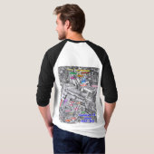 ジョンソンの航空基地の軍隊のがき Tシャツ (裏面フル)