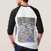 ジョンソンの航空基地の軍隊のがき Tシャツ (裏面)