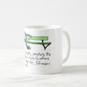 ジョンソンの記述-マグ--を上陸させます! コーヒーマグカップ (正面右)