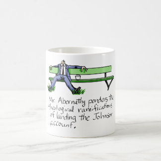 ジョンソンの記述-マグ--を上陸させます! コーヒーマグカップ