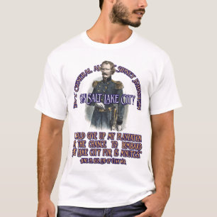 ジョンソンの軍隊はユタ戦争の間に塩湖に侵入します Tシャツ