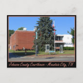 ジョンソンカウンティコートハウスマウンテンシティ， TN ポストカード (正面)