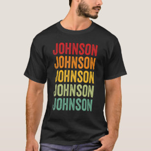 ジョンソンカウンティミズーリレインボー文字デザイン Tシャツ