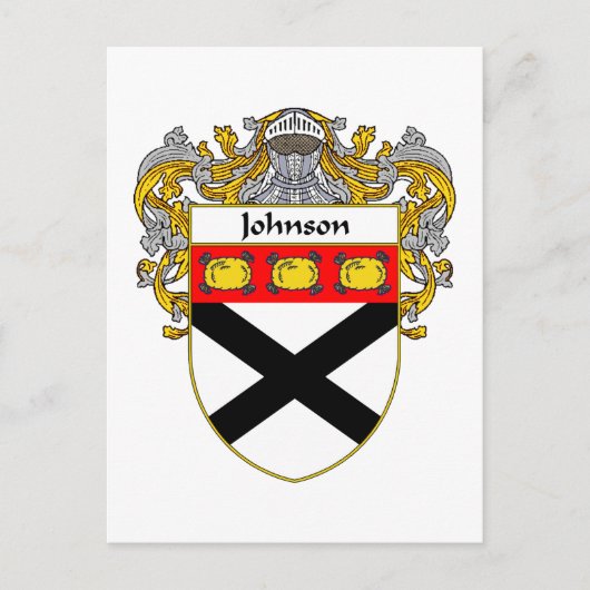 ジョンソンコート・オブ・アームズ(マントル) ポストカード (正面)