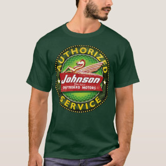 ジョンソンシーホースヴィンテージ船外機 Tシャツ