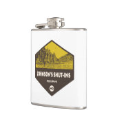 ジョンソンズシャットイン州パークミズーリ フラスク (左)