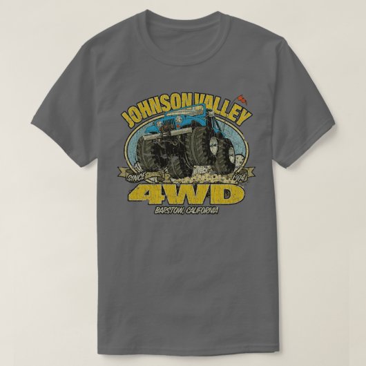 ジョンソンバレー4WD 1974 Tシャツ (デザイン正面)