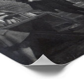 ジョンソン博士は市場で懸賞を行っている ポスター (角)