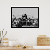 ジョンソン対フリン選手権ボクシング1910 ポスター (キッチン)