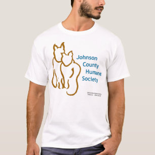 ジョンソン郡の慈悲深い社会のロゴのTシャツ Tシャツ