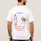 ジョンソンKristen Tシャツ (裏面)