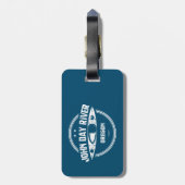 ジョンデイリバーオレゴン州カヤック ラゲッジタグ (裏面縦)