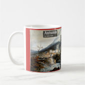 ジョンドクレアの詩歌による秋 コーヒーマグカップ (左)