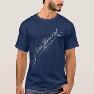 ジョンハンコックの署名- Tシャツ