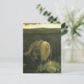 ジョンバウアーザフォレストトロルヴィンテージアート ポストカード (スタンド正面)