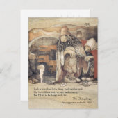 ジョンバウアートロールカップルプリンセスベビー変更 ポストカード (正面/裏面)