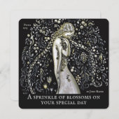 ジョンバウアーフローラデコレーションフラワーズ誕生日カード 招待状 (正面/裏面)