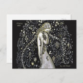 ジョンバウアーフローラ1915アールヌーボースタイルCC1147 ポストカード (正面/裏面)