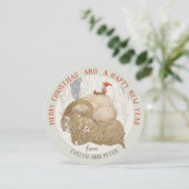 ジョンバウアーユール（キリスト降誕祭）ヤギJulbockenクリスマスカード シーズンカード (スタンド正面)