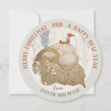 ジョンバウアーユール（キリスト降誕祭）ヤギJulbockenクリスマスカード