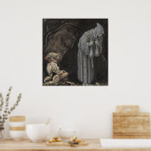 ジョンバウアーヴィンテージ童話アート ポスター (キッチン)