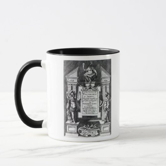 ジョンバークレイ著「Argenis」のためのFrontispiece マグカップ (左)