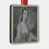 ジョンフェーバージュニアによって刻まれるマルグレットWoffington メタルオーナメント (右)