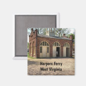 ジョンブラウンズフォートインハーパーズフェリーウェストヴァージニア マグネット (正面/裏面)