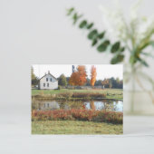 ジョンブラウンファームヒストリックアディロンドック秋の墓 ポストカード (スタンド正面)